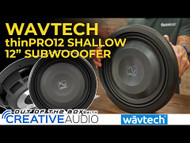 Wavtech thinPRO12 Shallow 12" Subwoofer Unboxing & Overview - Out of the Box