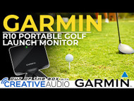 Tee Time, Anytime! Garmin Portable R10 Golf Launch Monitor! | Out of the Box