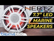 Hertz 7.7" LED Marine Speakers Overview | Out of the Box