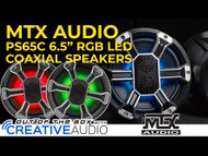 MTX Audio PS65C 6.5" LED Coaxial Speakers Unboxing & Overview - Out of the Box