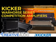 Kicker Warhorse Series Competition Amplifiers Overview & Unboxing - Out of the Box