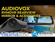 Audiovox RVMDVR Rearview Mirror & Accessories Unboxing and Overview - Out of the Box