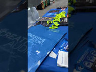 Creative Audio Sub & Speaker Displays at the Kansas City Boat Show! #kansascity #jlaudio #kicker