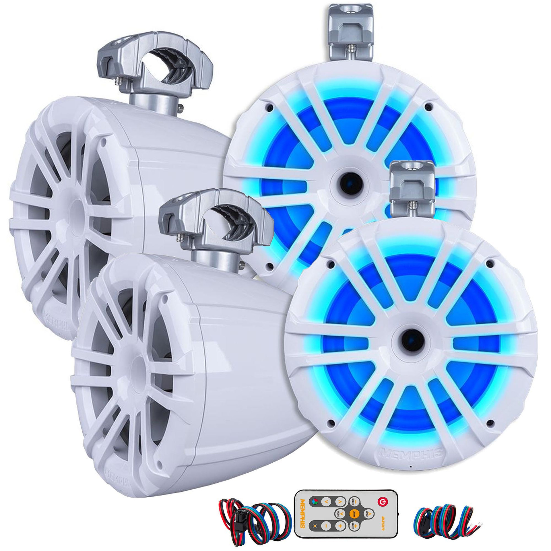 Marine & Powersports Wake Tower & Roll Bar Speakers Packages