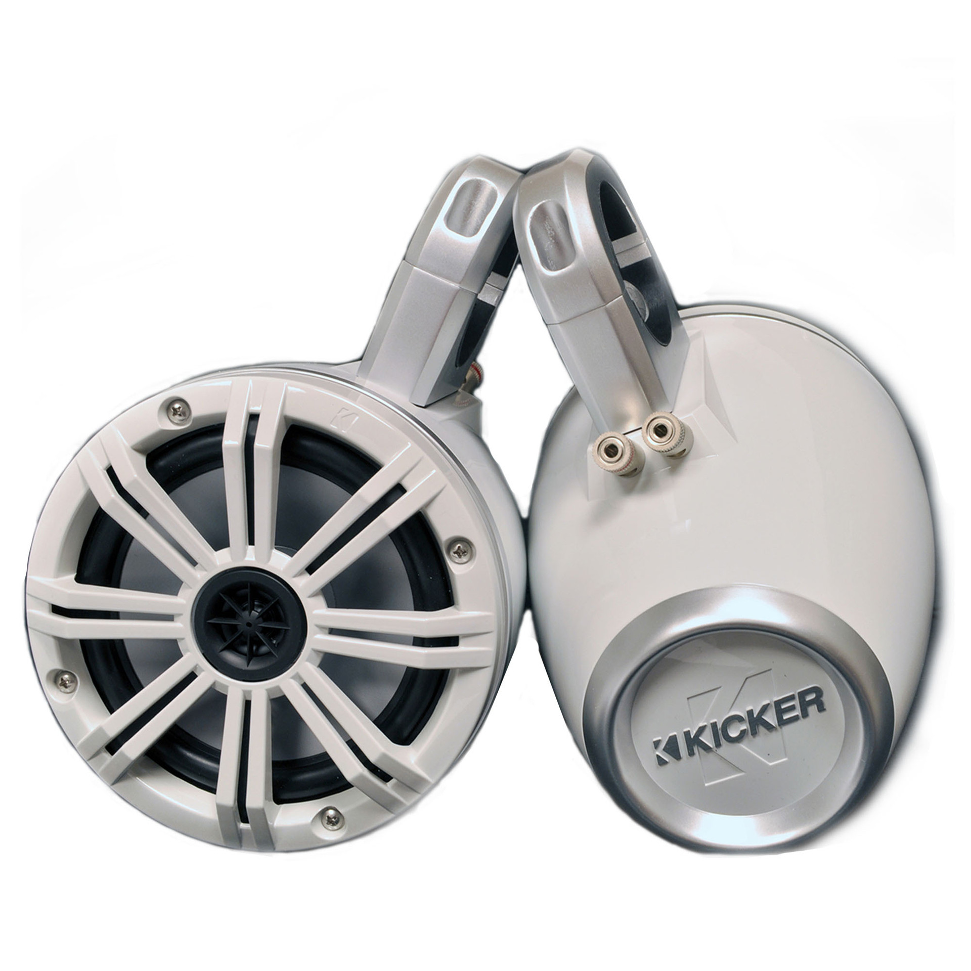 Kicker Marine KMTED enclosures & (4) OEM Replacement 6.5" Kicker Marine