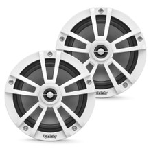 Infinity 622MLW Marine 6.5 Inch RGB LED Coaxial Speakers - White