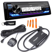 JVC KD-X38MBS Marine Digital Media Receiver with Bluetooth, USB
