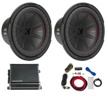 Kicker Comp R 12 Inch Dual Subwoofer in Vented Enclosure