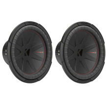 Kicker 6.75 Inch Comp RT Thin Woofer Includes Two 48CWRT672 2