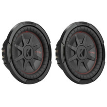 Kicker 12 Inch Comp R Woofer Includes Two 48CWR122 Virtual 2 ohm