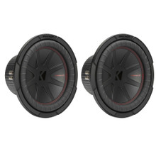 Kicker 12 Inch Comp R Woofer Includes Two 48CWR122 Virtual 2 ohm
