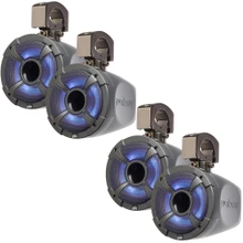 KICKER PS5250 5.25" 2-Ohm Weather-Resistant Powersports Coaxial Speakers