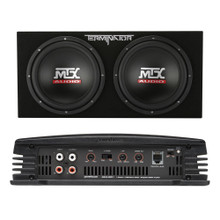 MTX Audio TNE212D Terminator Series Dual 12