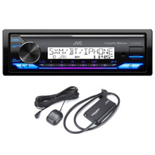 JVC KD-X38MBS Marine Digital Media Receiver with Bluetooth, USB