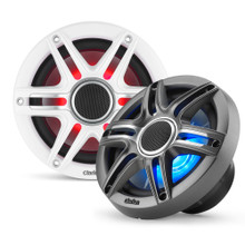 Clarion CMSP-651RGB-SWG Premium 6.5-inch Coaxial Marine Speakers