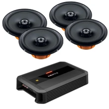 Hertz DP 4.400 AB-Class 4 Channel Amplifier with 2 Pairs of DCX