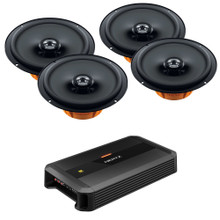 Hertz DP 4.300 AB-Class 4 Channel Amplifier with 2 Pairs of DCX