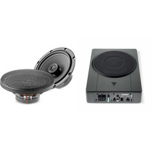 Focal ISUBACTIVE2.1 8” Underseat Amplified Subwoofer, RMS: 130W