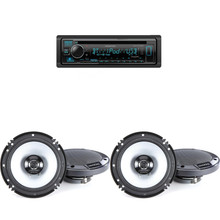 Kenwood DPX505BT Bluetooth USB Double DIN CD Receiver with 2 Pairs