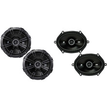 Kicker DSC680 6x8-Inch (160x200mm) Coaxial Speakers w/ 43DSC6804