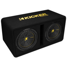 Kicker 50DCWC102 Dual CompC 10-inch Subwoofers in Vented Enclosure