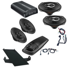 Hertz HD24H6X9 2024 + Saddle Bag Lid Kit with Speaker Harness and