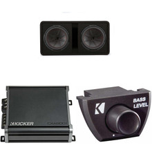 Kicker Comp R 12 Inch Dual Subwoofer in Vented Enclosure Package