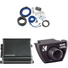 KICKER CXA800.1 800 Watt Mono Amp & 4AWG 2 Channel Amp Install Kit