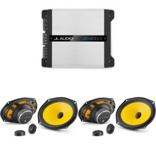JL Audio JD400/4 4 Ch. Class D Full-Range Amp w/ C1 6x9
