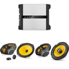 JL Audio JD400/4 4 Ch. Class D Full-Range Amp w/ C1 6.5