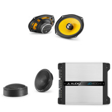 JL Audio JD400/4 4 Ch. Class D Full-Range Amp w/ C1 6.5