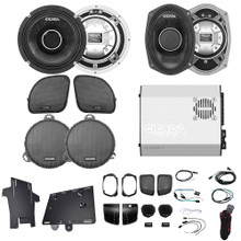 Cicada Audio 14FLXPCHX-4X4 4 CH FLXP Amp & 4 CHX Speaker System