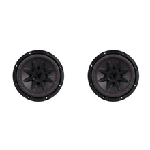 Kicker CVR10 CompVR 10-Inch (250mm) Subwoofer, 4-Ohm DVC Bundle