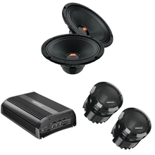 Hertz SP-4.500 D-Class 4 Channel Amplifier with 1 Pair of SV-200