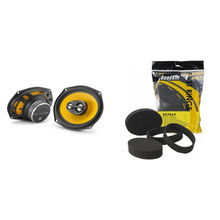 OBJLGEV 6.5 In. Self-Adhesive Speaker Foam Rings Enhance Stereo Sound High Resilience Baffles Car Audio Accessories 4 Pack 320d27isa9929