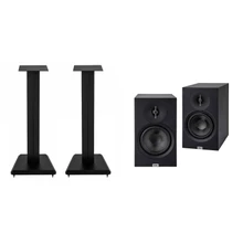 ELAC LS10-B SPEAKER STANDS And CARINA BS243.4-SB - Creative Audio