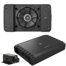 Alpine S2-A60M S-Series Class-D Amp Rux Knob & (2) SS-SB10 Single