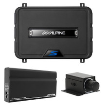 Alpine KTA-200M Mono Power Pack Amp with Alpine W12S4 12