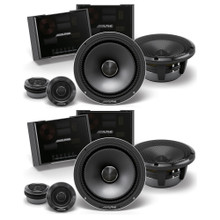 Alpine HDZ-653S Status Hi-Res 6.5” 3-Way Slim-Fit Component