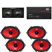 MTX Audio JH7005 Jackhammer 5 Ch. Amp, (2) TERMINATOR6 6.5