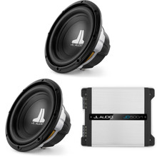 JL Audio 10W0v3-4 10-inch Sub, Single 4 Ω, Grill Bundle - Creative