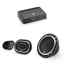 JL Audio RD400/4 Class D 4-Channel Full-Range Amplifier & C2-690tx