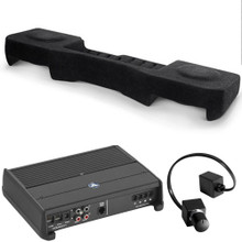 JL Audio SB-D-QDRAMD/10TW1 Stealthbox w/ Amp bundle for 02-18 Ram