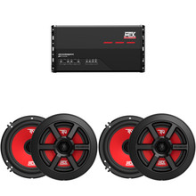 MTX Audio JH7005 Jackhammer 5 Ch. Amp, (2) TERMINATOR6 6.5