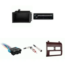 Alpine UTE-73BT Single Din Radio Bundle Blue Dash includes Radio