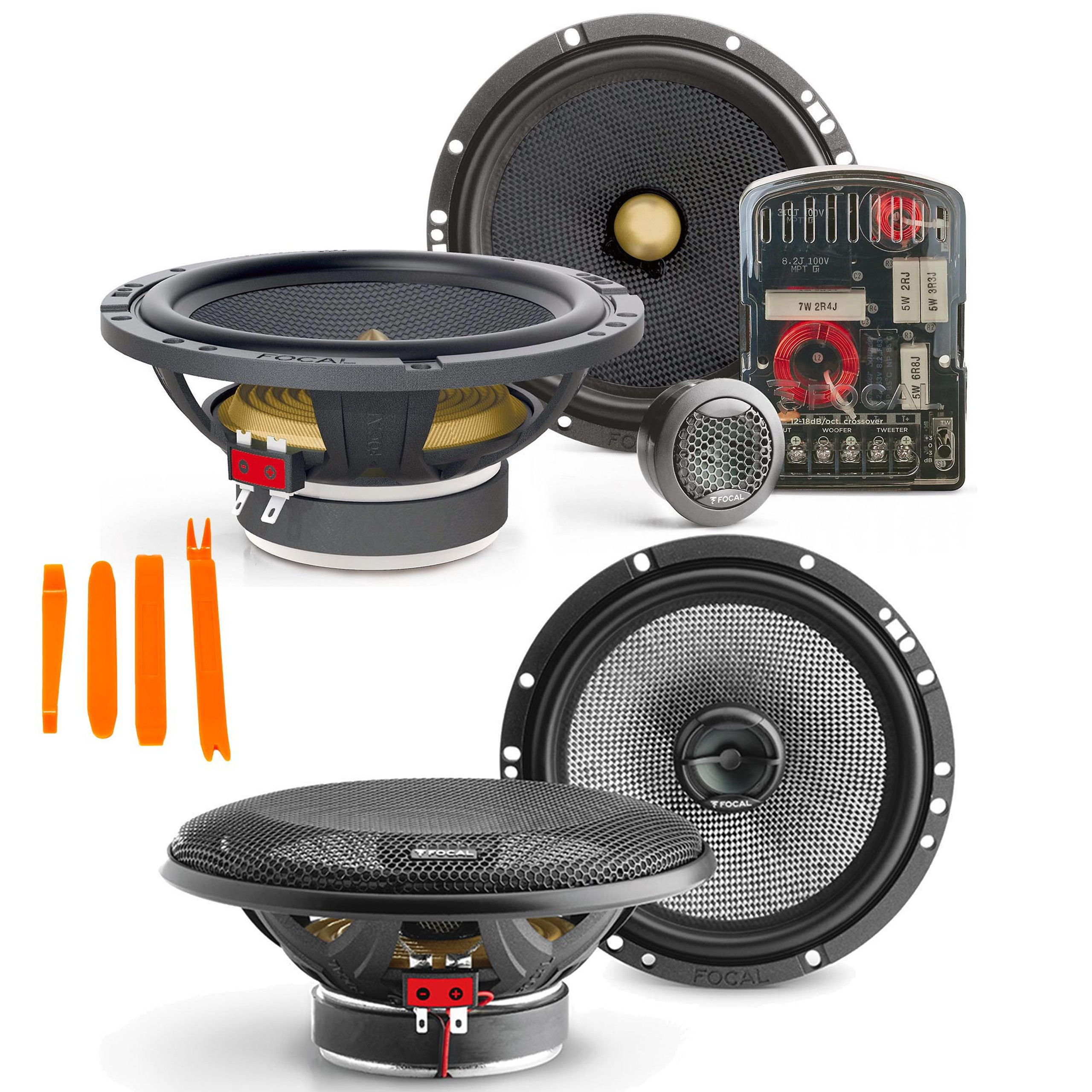 Focal 165AC 6.5" Coaxial Kit - Creative Audio