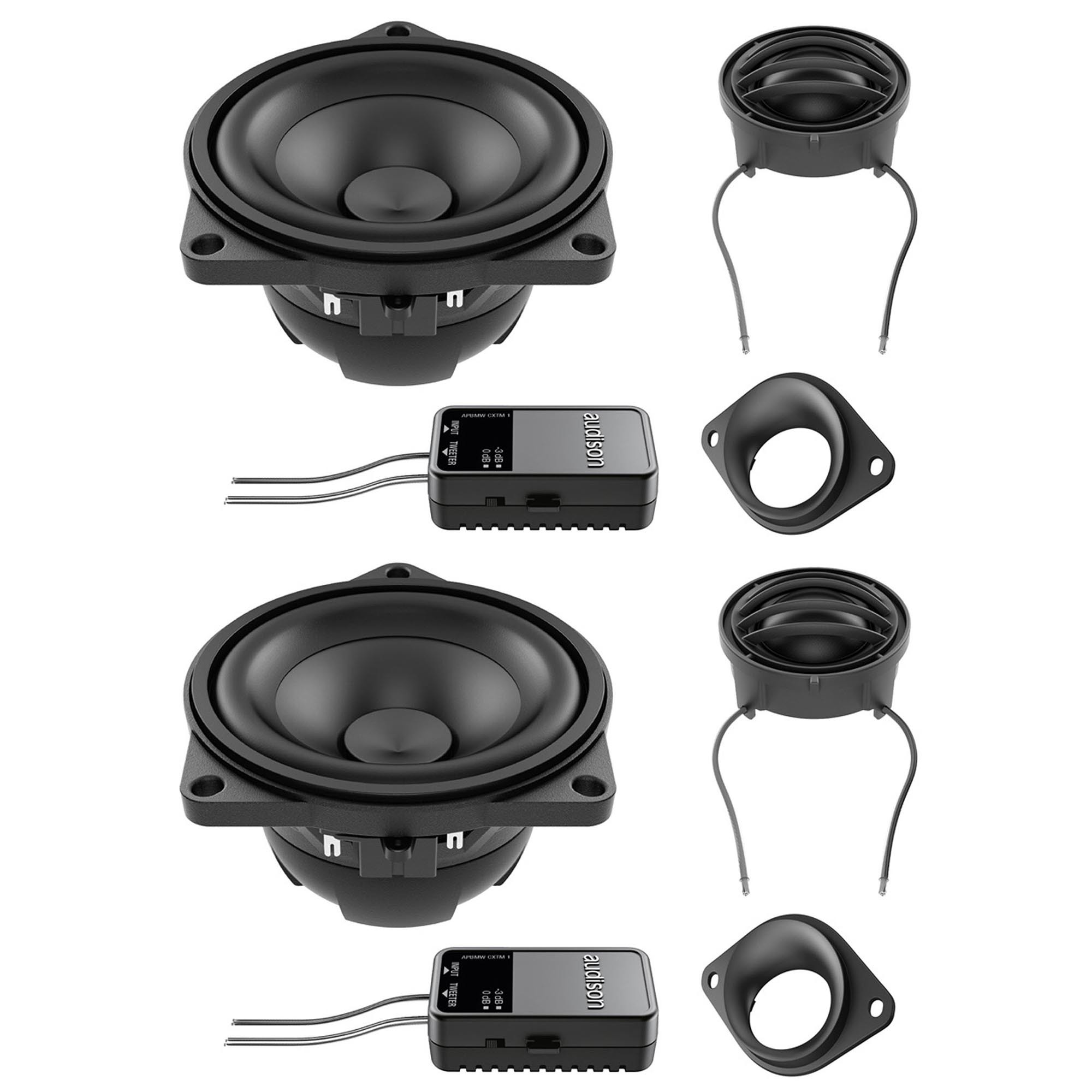 Audison AP BMW K4M KIT Prima Series 4 inch (100mm) 2-Way Component ...