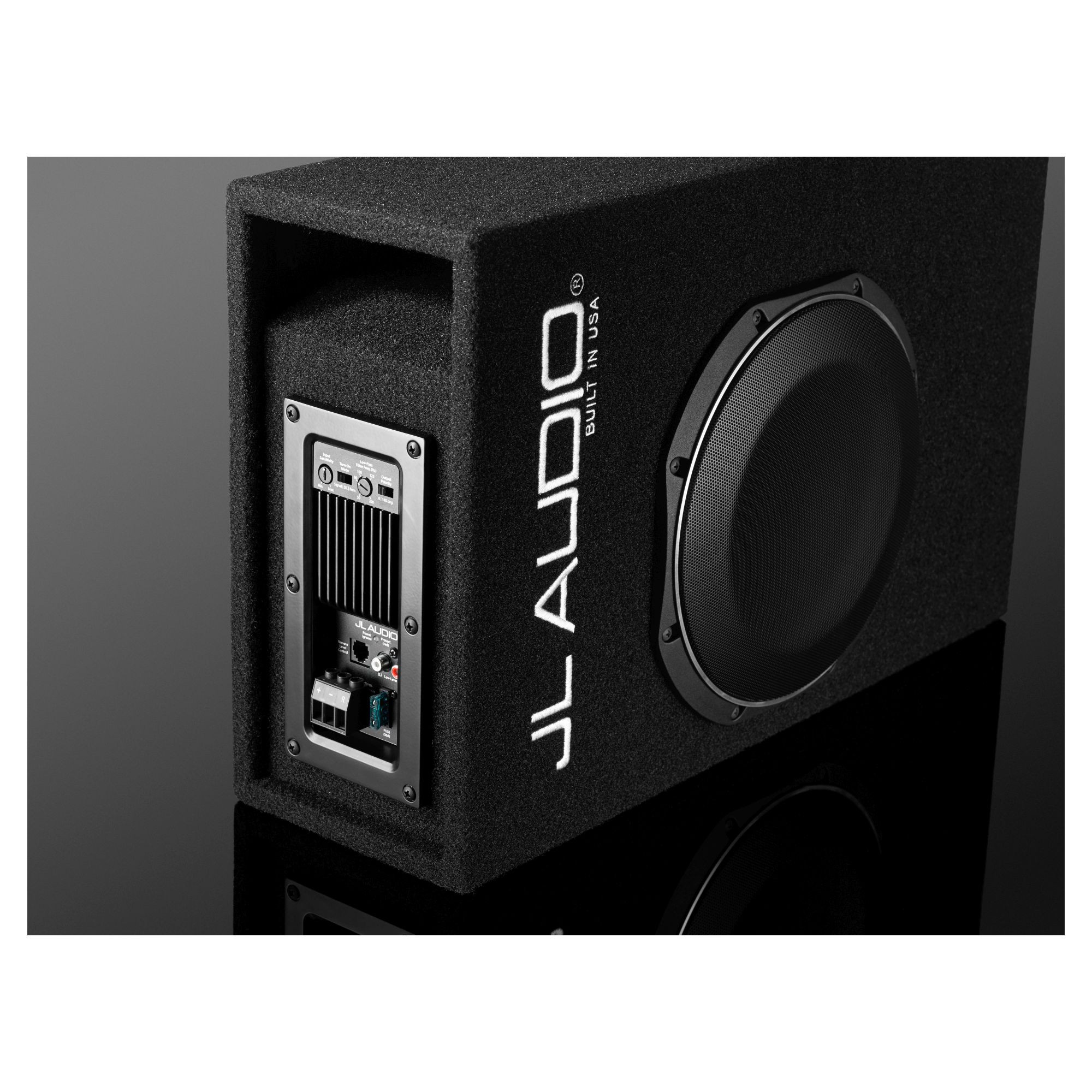 JL Audio ACP110LGTW1 Amplified MicroSub+ with single 10TW1 (slot