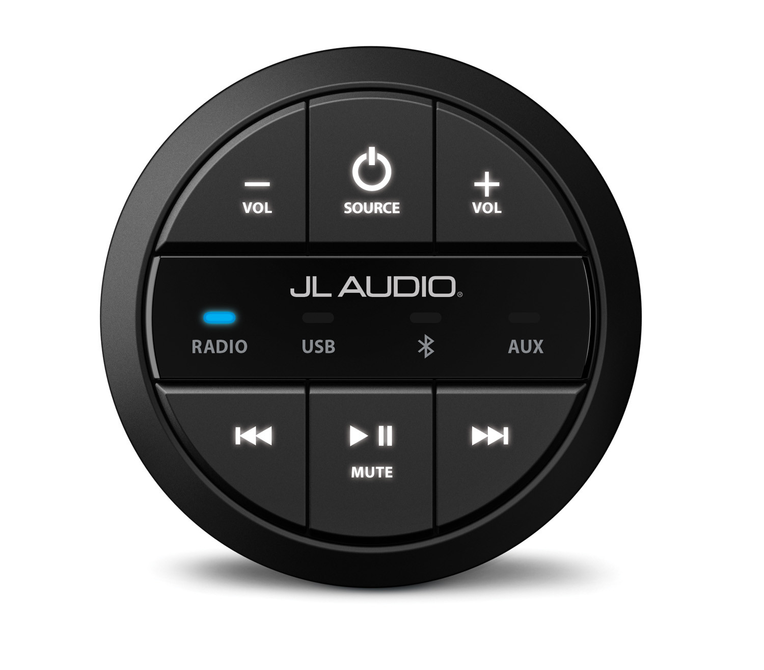 JL Audio MM50 Weatherproof marine source unit with full color LCD