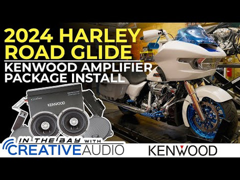 Kenwood P-HD1F Front Amplifier Package Install in 2024 Harley Road Glide